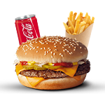 Ground Lamb Burger Meal 