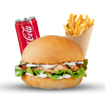 Hot Buttered Burger Meal 