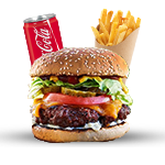 Full Breakfast Burger Meal 