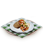 Pulled Bbq Chicken Toasted Wrap 