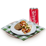 Pulled Bbq Chicken Toasted Wrap Meal 