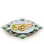 Buttermilk Chicken Toasted Wrap 