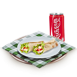 Buttermilk Chicken Toasted Wrap Meal 