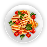 Grilled Halloumi Loaded Rice Box Meal 